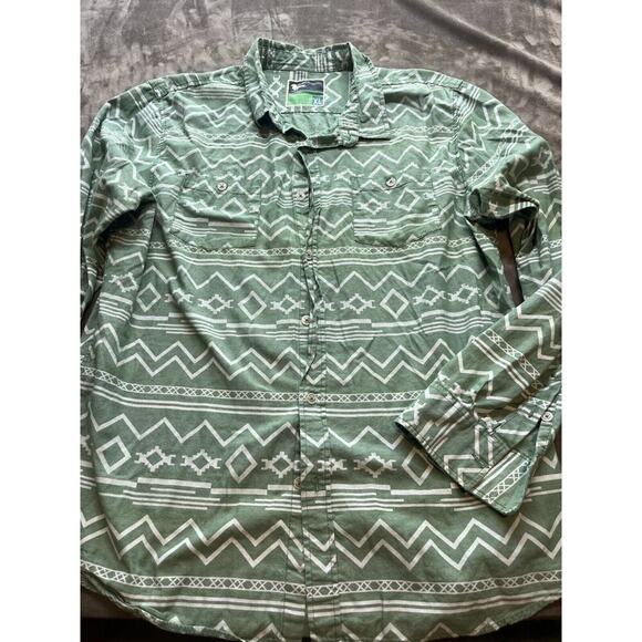 Modern Amusement Navajo Aztec Casual Shirt Men's XL Large‎ Button Up - Picture 1 of 7